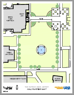 Tower Hall Lawn South Diagram